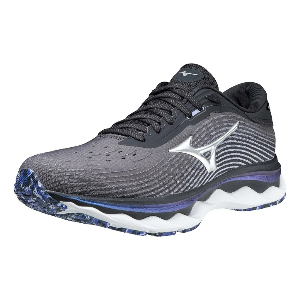 Mizuno Wave Sky 5 Femme Gris – Image 3